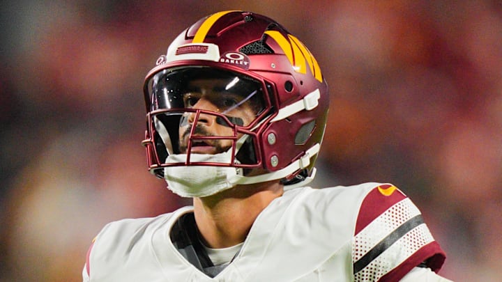 Washington Commanders quarterback Marcus Mariota