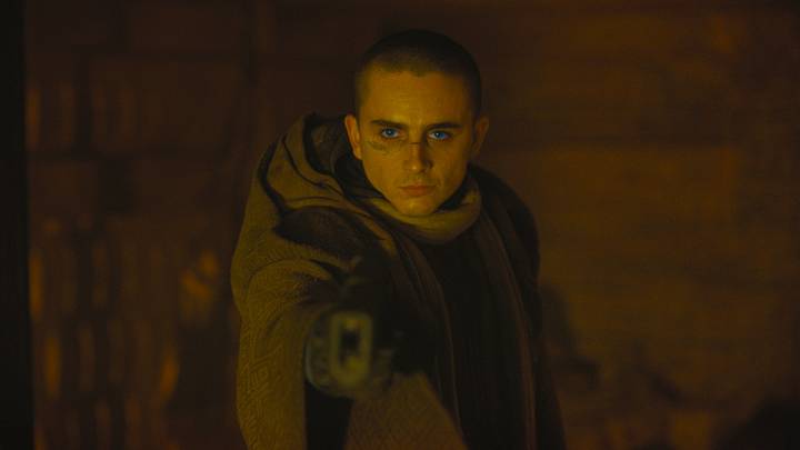 Timothée Chalamet (Paul Atreides) in Dune: Part Three. Timothée Chalamet (Paul Atreides) in Dune: Part Three.