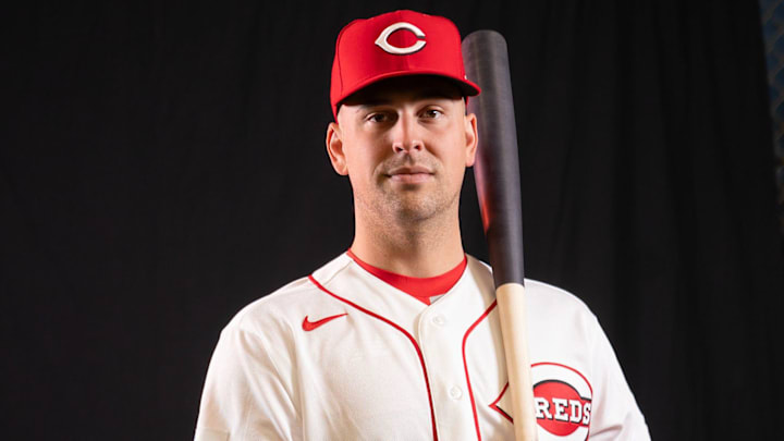 Cincinnati Reds infielder Nathaniel Lowe (31)