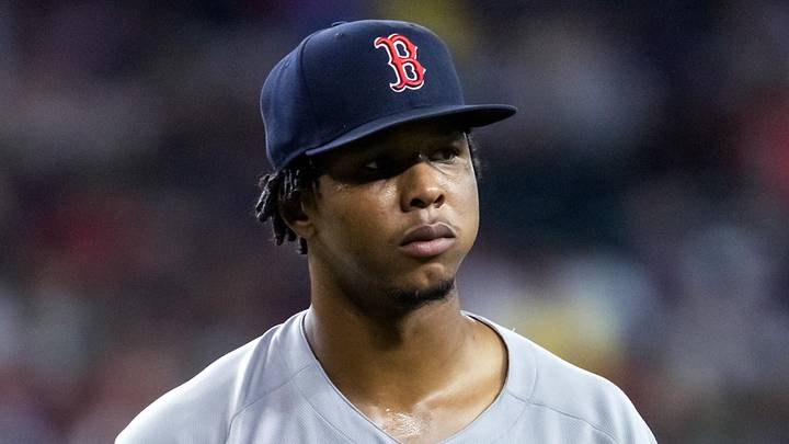 Boston Red Sox pitcher Brayan Bello (66).