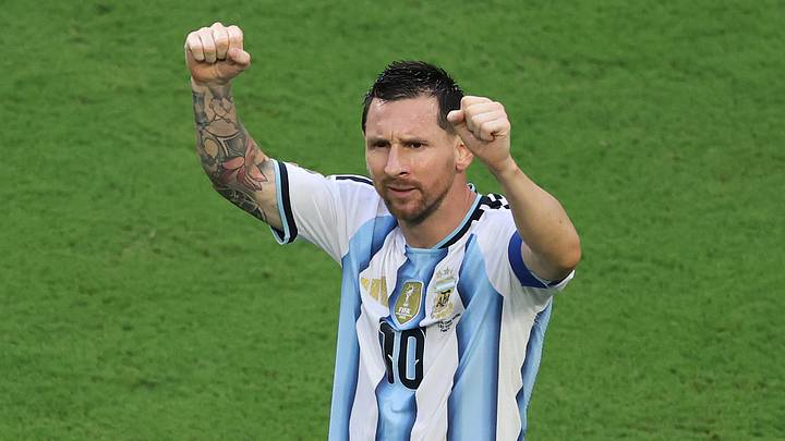 Lionel Messi is the first player in World Cup history to ever score at least seven goals in two different editions of the competition. Lionel Messi is the first player in World Cup history to ever score at least seven goals in two different editions of the competition.