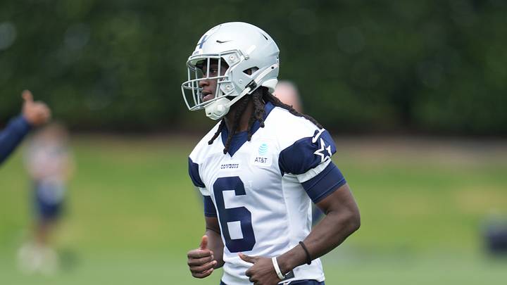 Dallas Cowboys wide receiver Camden Brown (6) Dallas Cowboys wide receiver Camden Brown (6)