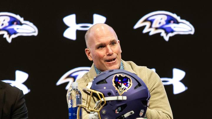 Baltimore Ravens general manager Eric DeCosta