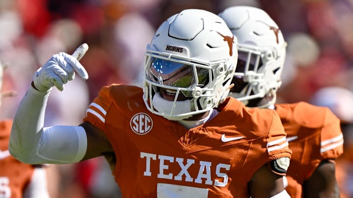 Texas Longhorns defensive back Malik Muhammad.