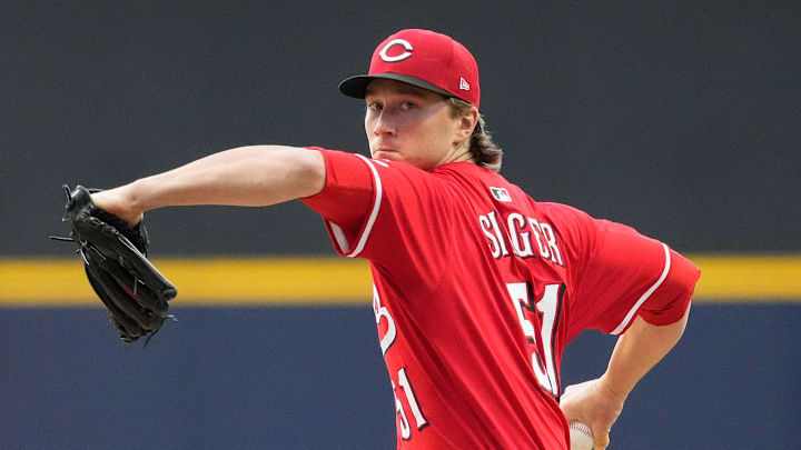 Cincinnati Reds pitcher Brady Singer