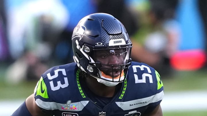 Seattle Seahawks linebacker Boye Mafe plays