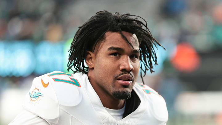 Miami Dolphins receiver Jaylen Waddle