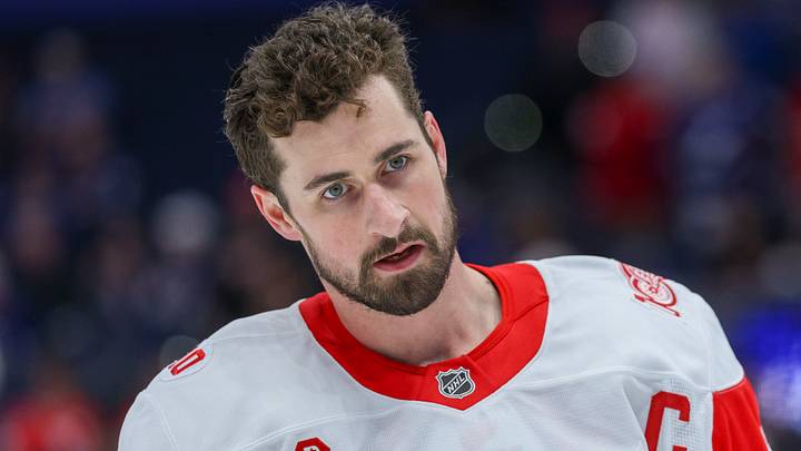 Apr 13, 2026; Tampa, Florida, USA; Detroit Red Wings center Dylan Larkin (71) warms up before a game against the Tampa Bay Lightning at Benchmark International Arena. Mandatory Credit: Nathan Ray Seebeck-Imagn Images Apr 13, 2026; Tampa, Florida, USA; Detroit Red Wings center Dylan Larkin (71) warms up before a game against the Tampa Bay Lightning at Benchmark International Arena. Mandatory Credit: Nathan Ray Seebeck-Imagn Images