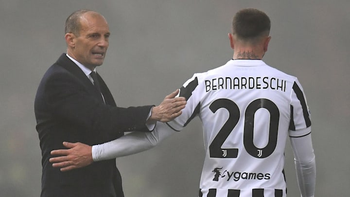 Massimiliano Allegri e Federico Bernardeschi