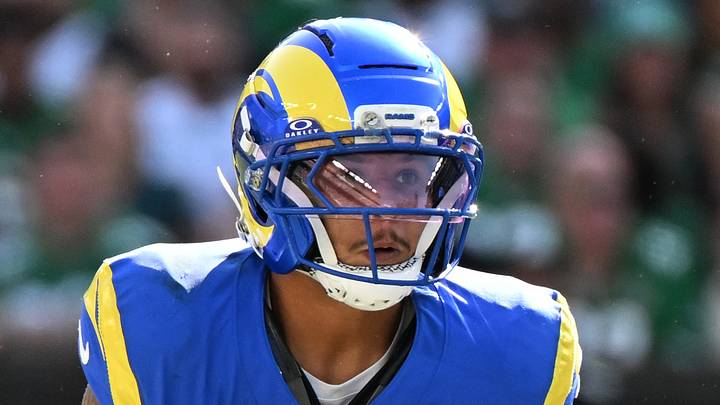 Los Angeles Rams running back Blake Corum. Los Angeles Rams running back Blake Corum.