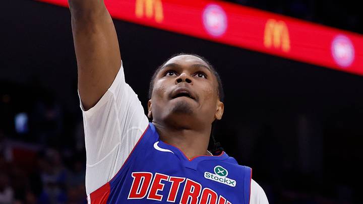May 13, 2026; Detroit, Michigan, USA; Detroit Pistons guard Ausar Thompson (9) shoots in the second half against the Cleveland Cavaliers during game five of the second round of the 2026 NBA Playoffs at Little Caesars Arena. Mandatory Credit: Rick Osentoski-Imagn Images May 13, 2026; Detroit, Michigan, USA; Detroit Pistons guard Ausar Thompson (9) shoots in the second half against the Cleveland Cavaliers during game five of the second round of the 2026 NBA Playoffs at Little Caesars Arena. Mandatory Credit: Rick Osentoski-Imagn Images