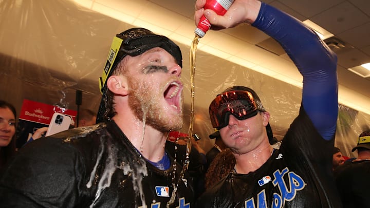 The Twins want to be popping celebratory beer and champagne in 2025 like Harrison Bader (with Pete Alonso) did with the Mets a year ago. What kind of player can Twins fans expect Bader to be?