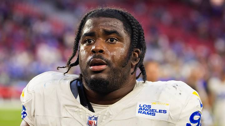 Los Angeles Rams linebacker Keir Thomas. Los Angeles Rams linebacker Keir Thomas.