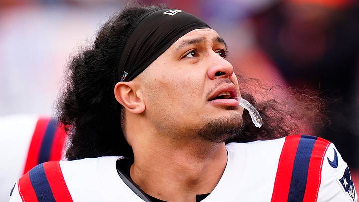 New England Patriots linebacker Jahlani Tavai New England Patriots linebacker Jahlani Tavai