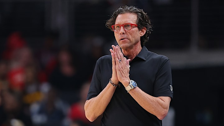 Atlanta Hawks head coach Quin Snyder
