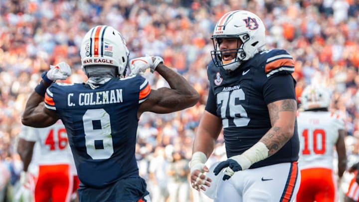 The Auburn Tigers remain in contention for a bowl game after the win over Mercer. The Auburn Tigers remain in contention for a bowl game after the win over Mercer.