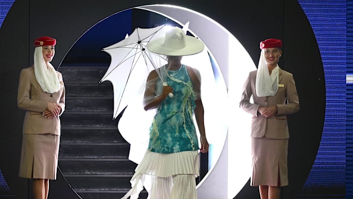 Naomi Osaka debuted her latest Nike kit at the 2026 Australian Open.