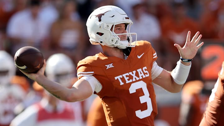 Texas quarterback Quinn Ewers