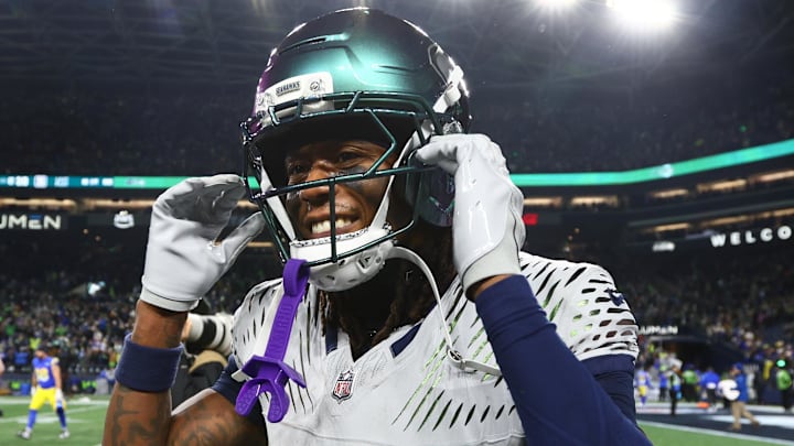 Dec 18, 2025; Seattle, Washington, USA; Seattle Seahawks wide receiver Rashid Shaheed (22) celebrates after defeating the Los Angeles Rams in overtime at Lumen Field. Mandatory Credit: Kevin Ng-Imagn Images Dec 18, 2025; Seattle, Washington, USA; Seattle Seahawks wide receiver Rashid Shaheed (22) celebrates after defeating the Los Angeles Rams in overtime at Lumen Field. Mandatory Credit: Kevin Ng-Imagn Images
