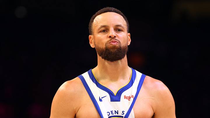 Apr 17, 2026; Phoenix, Arizona, USA; Golden State Warriors guard Stephen Curry (30) reacts against the Phoenix Suns during the second half in the play-in rounds of the 2026 NBA Playoffs at Mortgage Matchup Center. Mandatory Credit: Mark J. Rebilas-Imagn Images Apr 17, 2026; Phoenix, Arizona, USA; Golden State Warriors guard Stephen Curry (30) reacts against the Phoenix Suns during the second half in the play-in rounds of the 2026 NBA Playoffs at Mortgage Matchup Center. Mandatory Credit: Mark J. Rebilas-Imagn Images