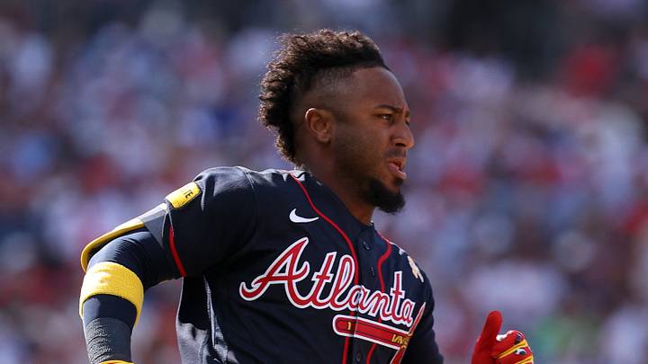 Sep 6, 2026; Philadelphia, Pennsylvania, USA; Atlanta Braves second baseman Ozzie Albies (1) hits a double during the ninth inning against the Philadelphia Phillies at Citizens Bank Park. Mandatory Credit: Bill Streicher-Imagn Images Sep 6, 2026; Philadelphia, Pennsylvania, USA; Atlanta Braves second baseman Ozzie Albies (1) hits a double during the ninth inning against the Philadelphia Phillies at Citizens Bank Park. Mandatory Credit: Bill Streicher-Imagn Images
