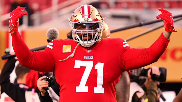 San Francisco 49ers offensive tackle Trent Williams (71)