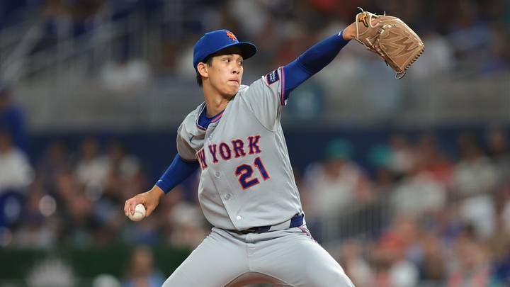 New York Mets pitcher Jonah Tong is coming off a rough outing in his last minor-league start against Columbus. New York Mets pitcher Jonah Tong is coming off a rough outing in his last minor-league start against Columbus.