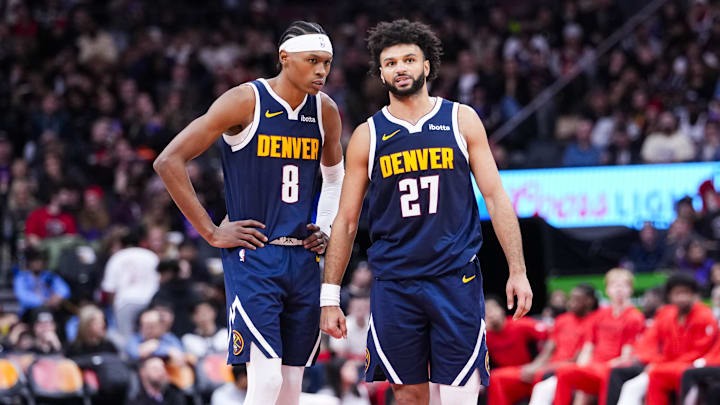 Peyton Watson will return to the floor for the Nuggets after missing over a month with a hamstring injury. Peyton Watson will return to the floor for the Nuggets after missing over a month with a hamstring injury.