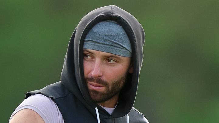 Jul 31, 2026; Tampa, FL, USA; Tampa Bay Buccaneers quarterback Baker Mayfield (6) participates in training camp at AdventHealth Training Center. Mandatory Credit: Nathan Ray Seebeck-Imagn Images Jul 31, 2026; Tampa, FL, USA; Tampa Bay Buccaneers quarterback Baker Mayfield (6) participates in training camp at AdventHealth Training Center. Mandatory Credit: Nathan Ray Seebeck-Imagn Images