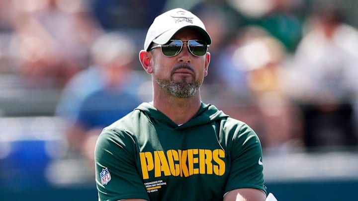 Green Bay Packers head coach Matt LaFleur