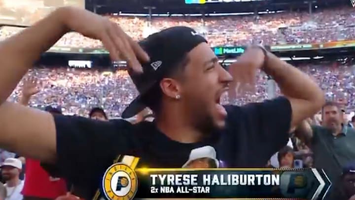 Tyrese Haliburton was booed by fans at MetLife Stadium ahead of WWE SummerSlam.