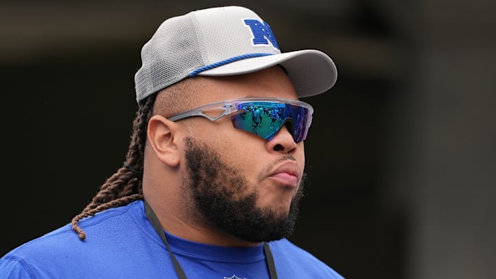 Carolina Panthers offensive lineman Robert Hunt Carolina Panthers offensive lineman Robert Hunt