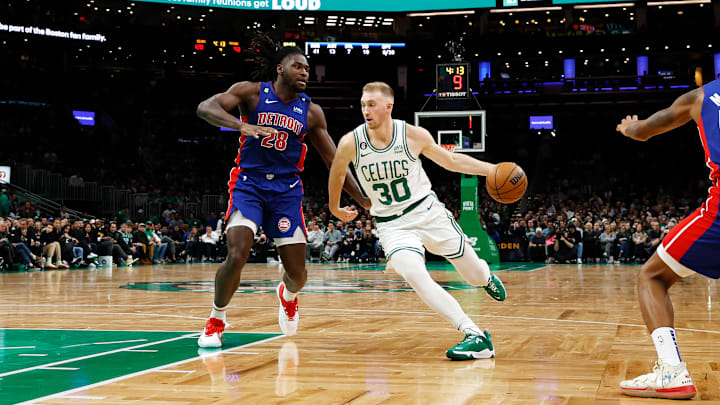 Boston Celtics, Detroit Pistons, Celtics injury report, Sam Hauser, Ausar Thompson