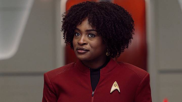 Star Trek: Strange New Worlds season 4 finale episode 10 Tomorrow's Enterprise Celia Rose Gooding Star Trek: Strange New Worlds season 4 finale episode 10 Tomorrow's Enterprise Celia Rose Gooding