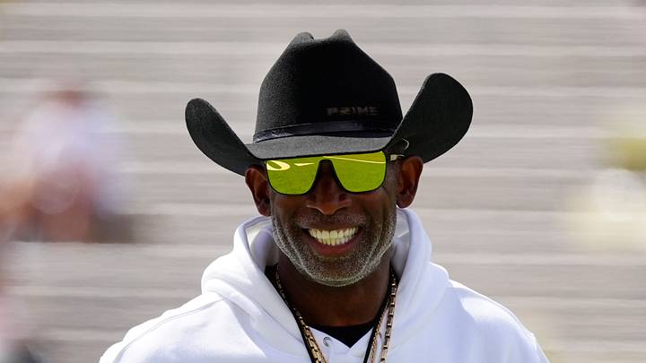 Sep 12, 2026; Boulder, Colorado, USA; Colorado Buffaloes head coach Deion Sanders before the game against Weber State at Folsom Field. Sep 12, 2026; Boulder, Colorado, USA; Colorado Buffaloes head coach Deion Sanders before the game against Weber State at Folsom Field.