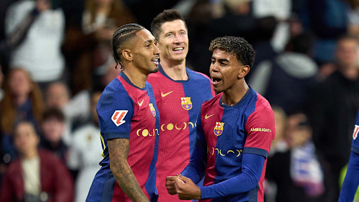 Raphinha, Robert Lewandowski y Lamine Yamal serán titulares con el FC Barcelona ante Leganés
