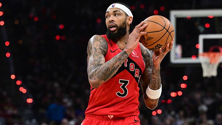 Toronto Raptors forward Brandon Ingram looks to pass. Toronto Raptors forward Brandon Ingram looks to pass.