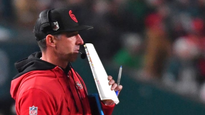 San Francisco 49ers head coach Kyle Shanahan