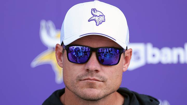 Minnesota Vikings head coach Kevin O'Connell Minnesota Vikings head coach Kevin O'Connell