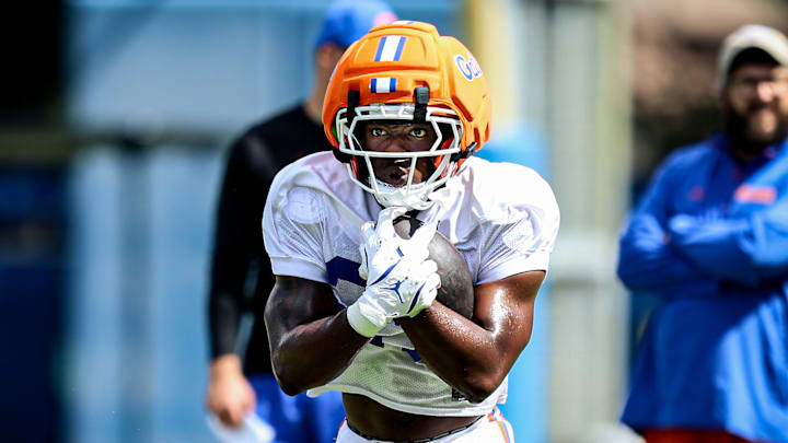 Despite not only enrolling until this summer, true freshman Byron Louis finds himself in the mix to be the Florida Gators' No. 3 running back.