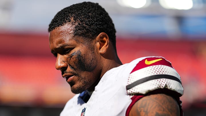 Washington Commanders safety Will Harris Washington Commanders safety Will Harris