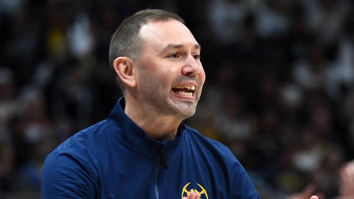 Apr 18, 2026; Denver, Colorado, USA; Denver Nuggets head coach David Adelman during the second half against the Minnesota Timberwolves in game one of the first round of the 2026 NBA Playoffs at Ball Arena. Mandatory Credit: Christopher Hanewinckel-Imagn Images Apr 18, 2026; Denver, Colorado, USA; Denver Nuggets head coach David Adelman during the second half against the Minnesota Timberwolves in game one of the first round of the 2026 NBA Playoffs at Ball Arena. Mandatory Credit: Christopher Hanewinckel-Imagn Images