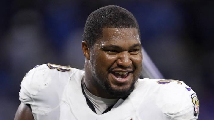 Baltimore Ravens defensive end Calais Campbell
