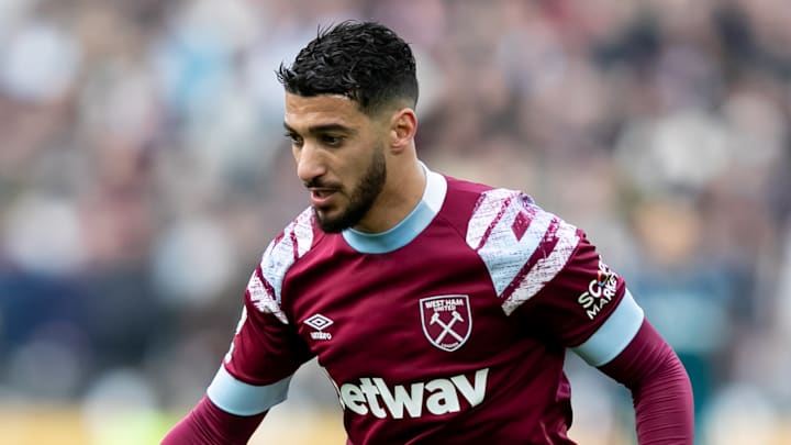 Benrahma a ouvert le score pour West Ham face à Manchester United