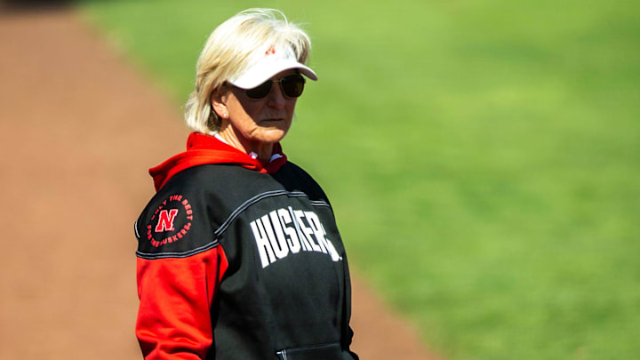Nebraska head coach Rhonda Revelle. 