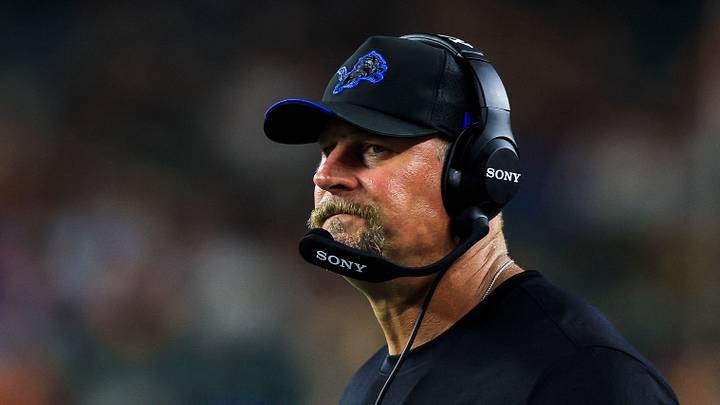 Aug 13, 2026; Cincinnati, Ohio, USA; Detroit Lions head coach Dan Campbell during the second half against the Cincinnati Bengals at Paycor Stadium. Mandatory Credit: Katie Stratman-Imagn Images Aug 13, 2026; Cincinnati, Ohio, USA; Detroit Lions head coach Dan Campbell during the second half against the Cincinnati Bengals at Paycor Stadium. Mandatory Credit: Katie Stratman-Imagn Images