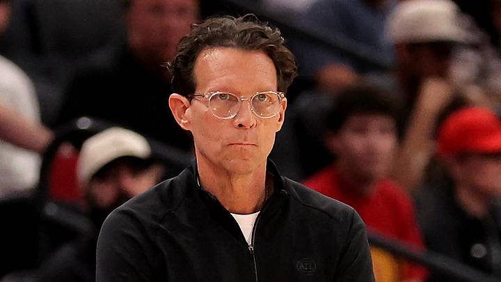 Atlanta Hawks head coach Quin Snyder against the Houston Rockets at Toyota Center on Oct. 26, 2026.