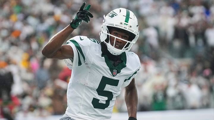 New York Jets wide receiver Garrett Wilson New York Jets wide receiver Garrett Wilson