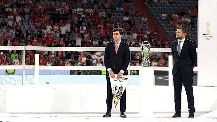 Die DFL-Geschäftsführer Steffen Merkel und Marc Lenz