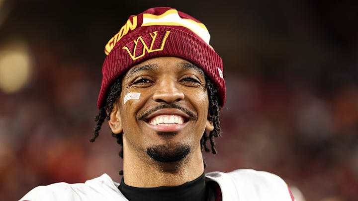 Washington Commanders quarterback Jayden Daniels